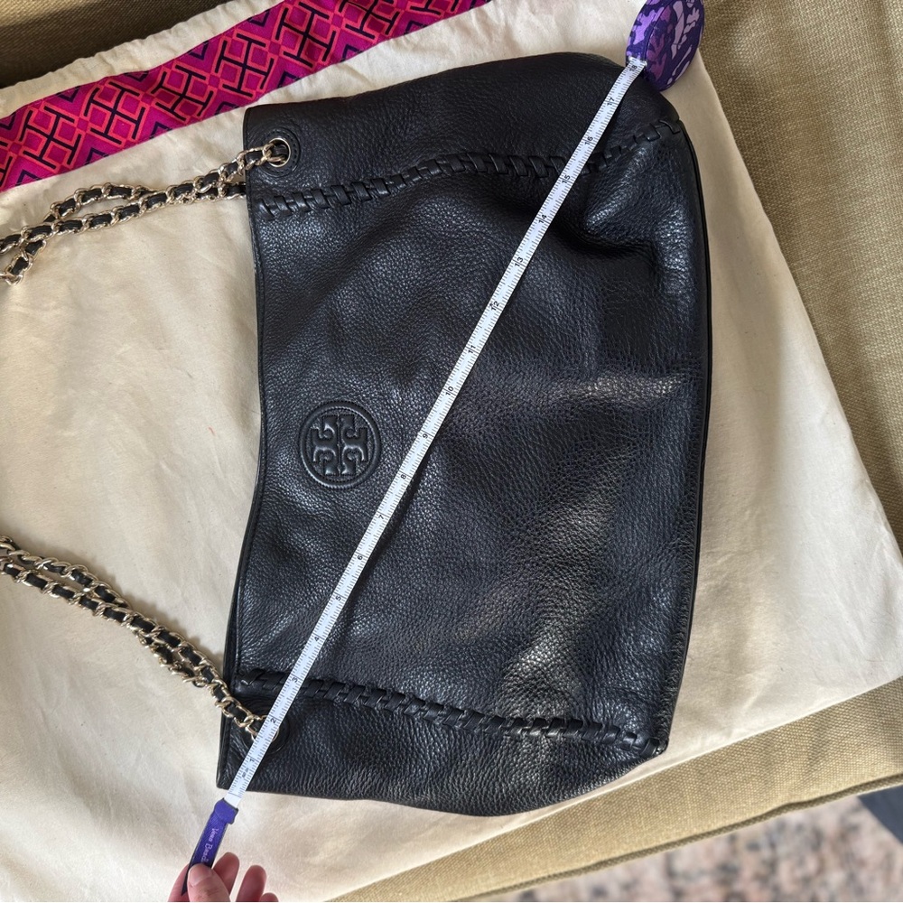 Tory Burch Black Leather Shoulder Bag - Picture 3 of 8